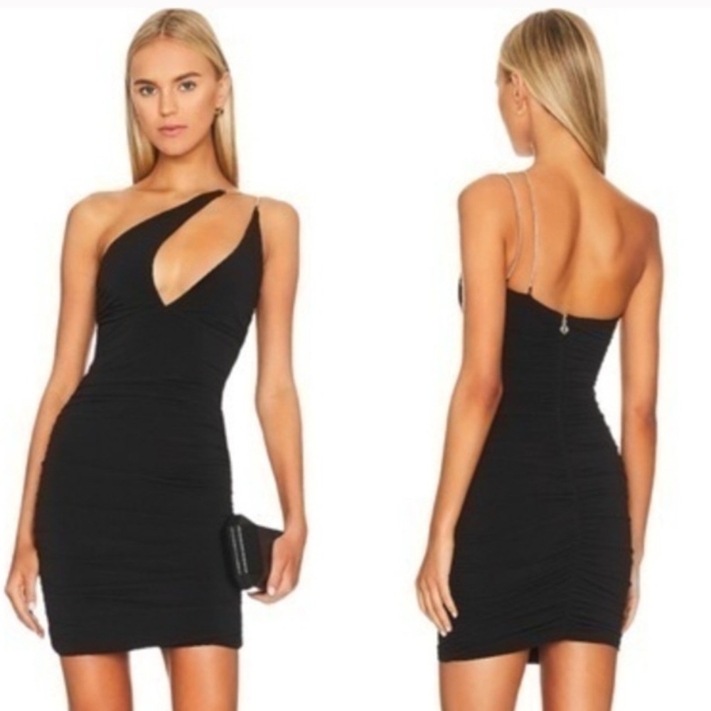 Nookie Chic Black One-Shoulder Dress